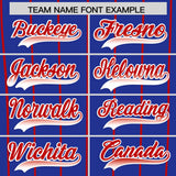 Custom Royal Chicago City Silhouette Authentic Baseball Jersey