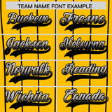 Custom Yellow Pittsburgh City Silhouette Authentic Baseball Jersey