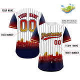 Custom White Atlanta City Silhouette Authentic Baseball Jersey