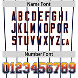 Custom White Houston City Silhouette Authentic Baseball Jersey