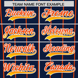 Custom Navy Houston City Silhouette Authentic Baseball Jersey