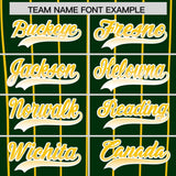 Custom Green Oakland City Silhouette Authentic Baseball Jersey