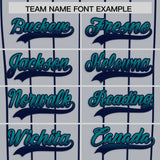 Custom Gray Seattle City Silhouette Authentic Baseball Jersey