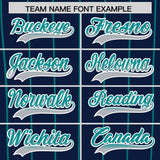 Custom Navy Seattle City Silhouette Authentic Baseball Jersey