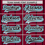 Custom Crimson Phoenix City Silhouette Authentic Baseball Jersey