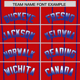 Custom Red Toronto City Silhouette Authentic Baseball Jersey