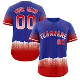 Custom Royal Los Angeles City Silhouette Authentic Baseball Jersey