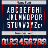 Custom Navy Cleveland City Silhouette Authentic Baseball Jersey