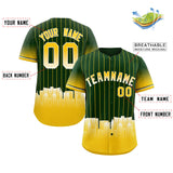 Custom Green Oakland City Silhouette Authentic Baseball Jersey