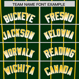 Custom Green Oakland City Silhouette Authentic Baseball Jersey