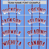 Custom Light Blue Philadelphia City Silhouette Authentic Baseball Jersey