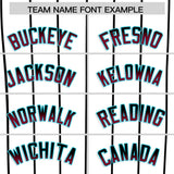 Custom White Phoenix City Silhouette Authentic Baseball Jersey