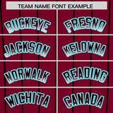 Custom Crimson Phoenix City Silhouette Authentic Baseball Jersey