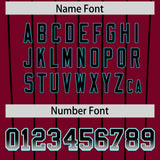 Custom Crimson Phoenix City Silhouette Authentic Baseball Jersey