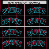 Custom Black Phoenix City Silhouette Authentic Baseball Jersey