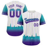 Custom White Charleston.SC City Silhouette Authentic Baseball Jersey