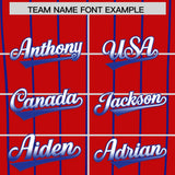 Custom Red Toronto City Silhouette Authentic Baseball Jersey