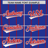 Custom Royal Chicago City Silhouette Authentic Baseball Jersey