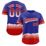 Custom Royal Los Angeles City Silhouette Authentic Baseball Jersey