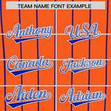 Custom Orange New York City Silhouette Authentic Baseball Jersey