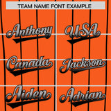 Custom Orange Baltimore City Silhouette Authentic Baseball Jersey