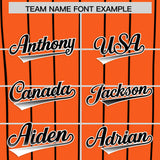 Custom Orange San-Francisco City Silhouette Authentic Baseball Jersey