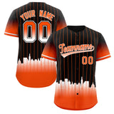 Custom Black San-Francisco City Silhouette Authentic Baseball Jersey