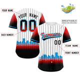 Custom White Miami City Silhouette Authentic Baseball Jersey