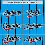 Custom Light Blue Miami City Silhouette Authentic Baseball Jersey