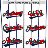 Custom White Cleveland City Silhouette Authentic Baseball Jersey