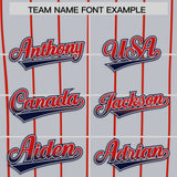 Custom Gray Los Angeles City Silhouette Authentic Baseball Jersey