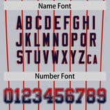 Custom Gray Los Angeles City Silhouette Authentic Baseball Jersey