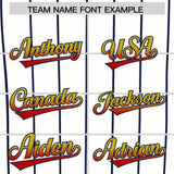 Custom White Atlanta City Silhouette Authentic Baseball Jersey