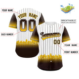 Custom White San Diego City Silhouette Authentic Baseball Jersey