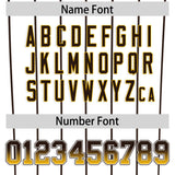 Custom White San Diego City Silhouette Authentic Baseball Jersey