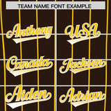 Custom Brown San Diego City Silhouette Authentic Baseball Jersey