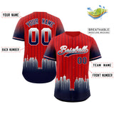 Custom Red Minnesota-Twins City Silhouette Authentic Baseball Jersey