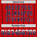 Custom Red Minnesota-Twins City Silhouette Authentic Baseball Jersey