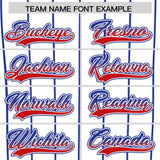 Custom White Chicago City Silhouette Authentic Baseball Jersey