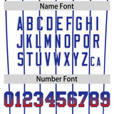 Custom White Los Angeles City Silhouette Authentic Baseball Jersey