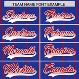 Custom Royal Los Angeles City Silhouette Authentic Baseball Jersey