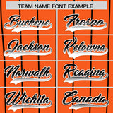 Custom Orange San-Francisco City Silhouette Authentic Baseball Jersey