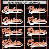 Custom Black San-Francisco City Silhouette Authentic Baseball Jersey