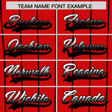 Custom Red Cincinnati City Silhouette Authentic Baseball Jersey