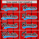 Custom Red Miami City Silhouette Authentic Baseball Jersey