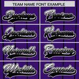 Custom Purple Denver City Silhouette Authentic Baseball Jersey