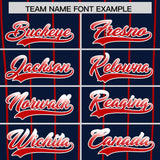 Custom Navy Cleveland City Silhouette Authentic Baseball Jersey