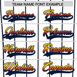 Custom White Houston City Silhouette Authentic Baseball Jersey