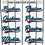 Custom White Phoenix City Silhouette Authentic Baseball Jersey