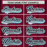 Custom Crimson Phoenix City Silhouette Authentic Baseball Jersey